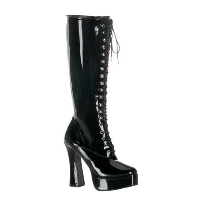 Pleaser - ELECTRA-2020 Kniehohe Stiefel - Schwarz